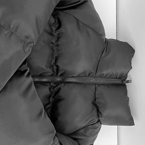 Black Puffer Coat Short